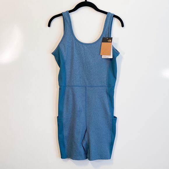 The North Face NWT Dune Sky Onsie Blue Coral Heather - Picture 3 of 8